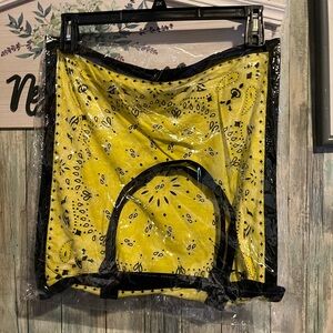 Raj Yellow and Black Tote Bag
